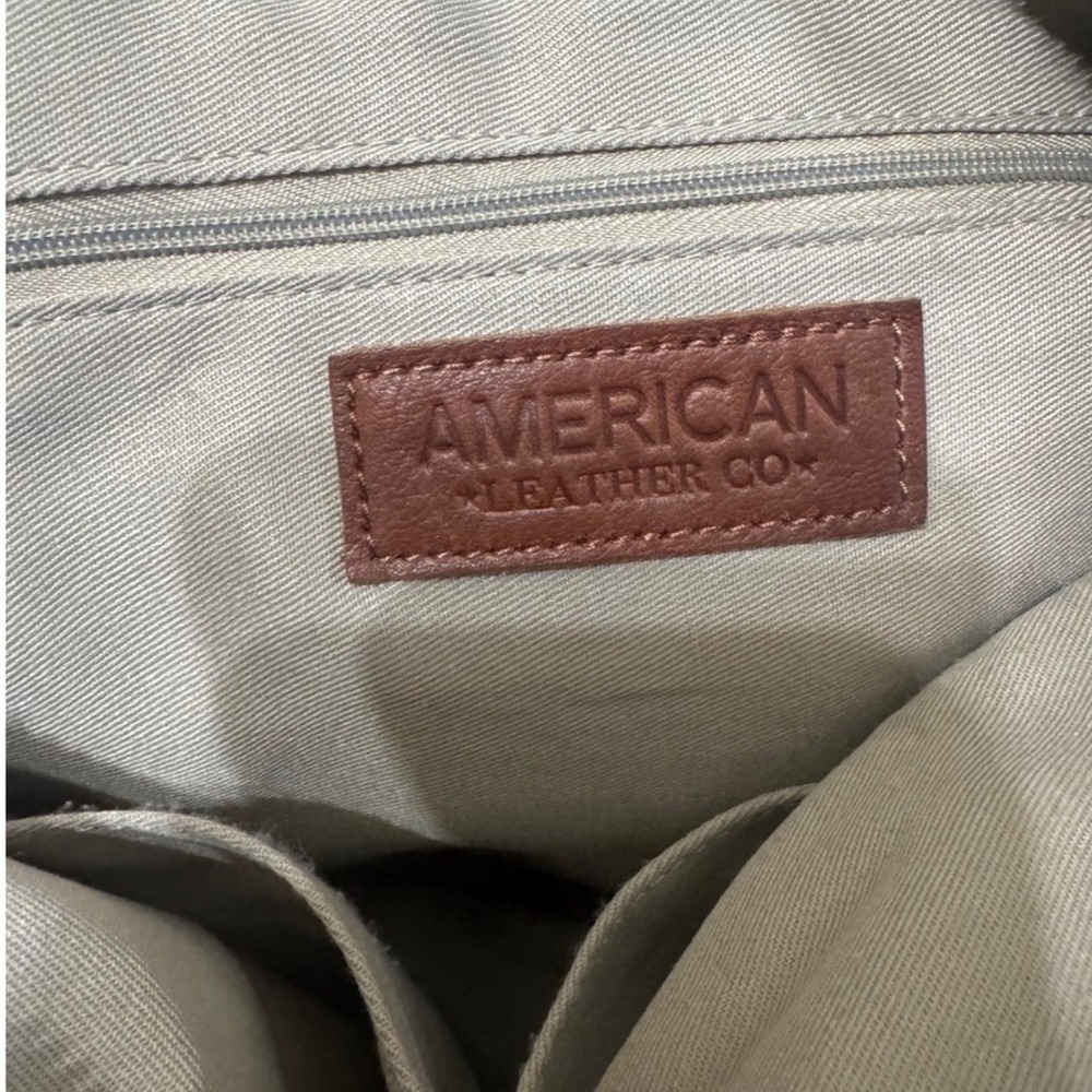 American Leather Co Lenox Satchel Women OS Cordovan Excellent Triple Entry Bag - Picture 12 of 16